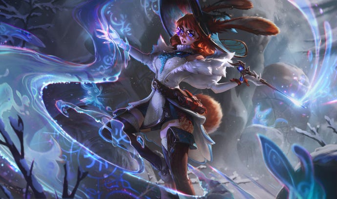 Aurora splash art in League of Legends