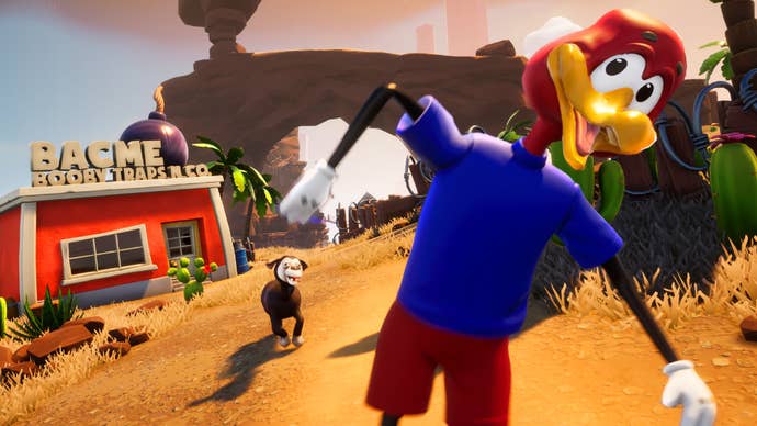 One of the characters from Toontown in Goat Simulator 3's DLC.