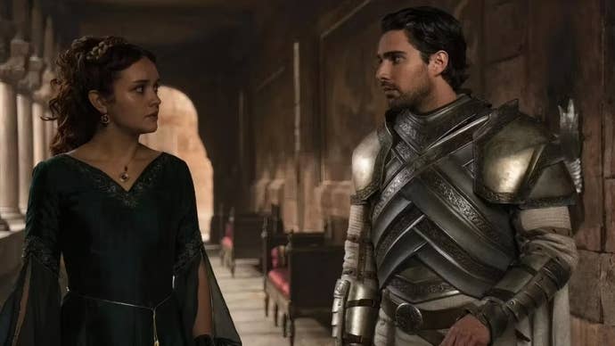 House of the Dragon - Alicent and her knight