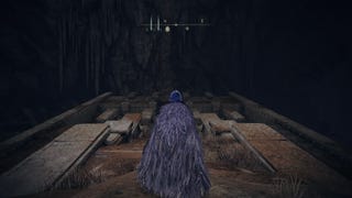 The Tarnished stands in The Fissure Depths in Elden Ring Shadow of the Erdtree